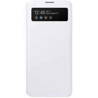 Husa S-View Wallet pentru Samsung Galaxy A51, White