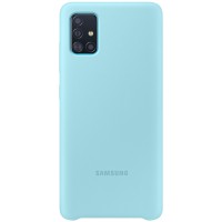 Husa Silicone Cover pentru Samsung Galaxy A51, Blue