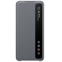 Husa Clear View Cover Samsung Galaxy S20, Gray