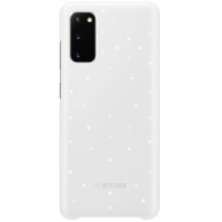 Husa LED Cover pentru Samsung Galaxy S20, White