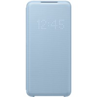 Husa LED View Cover pentru Samsung Galaxy S20, Blue