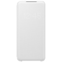 Husa LED View Cover pentru Samsung Galaxy S20, White