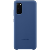 Husa Silicone Cover pentru Samsung Galaxy S20, Navy