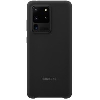 Husa Silicone Cover pentru Samsung Galaxy S20 Ultra, Black