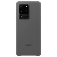 Husa Silicone Cover pentru Samsung Galaxy S20 Ultra, Gray