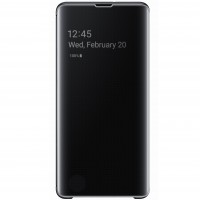 Husa Clear View Cover Samsung Galaxy S10+, Black