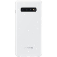 Husa LED Cover pentru Samsung Galaxy S10+, White