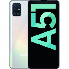 Telefon mobil Samsung Galaxy A51 (2020), 128GB, 4GB RAM, Dual SIM, LTE, Crush White